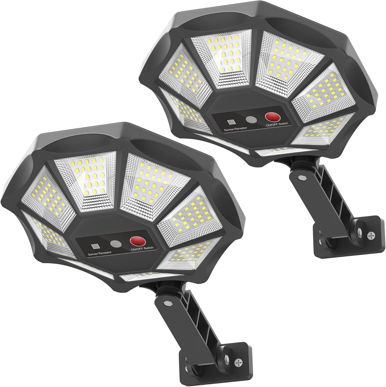 Outdoor Lighting Around Pool - Solar Outdoor Lights with Motion Sensor,
