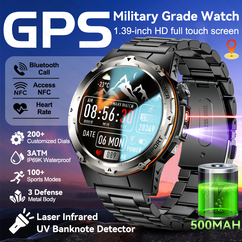Outdoor Lighting Perspectives - New Military Grade GPS Men Smart