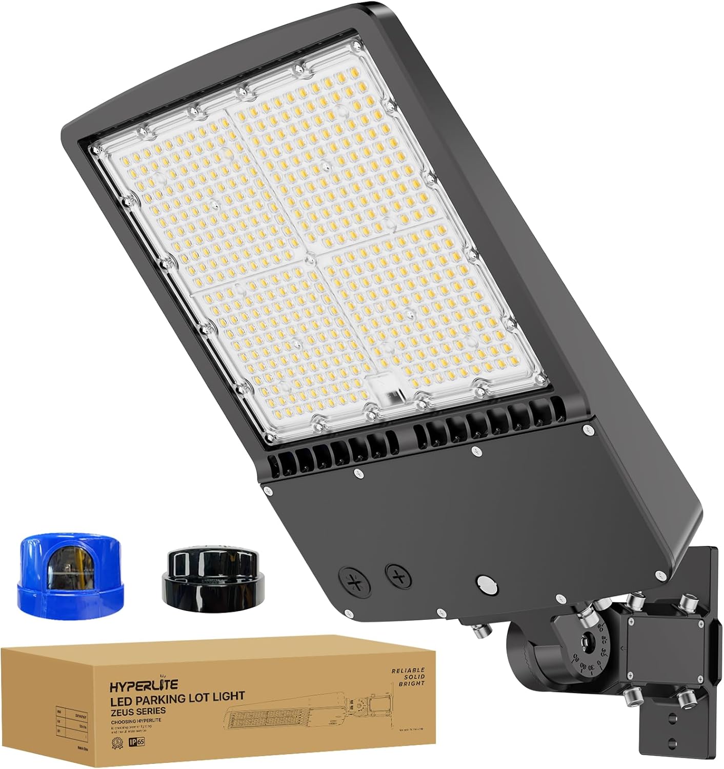 Photocell Outdoor Lighting - 300W LED Parking Lot Light with
