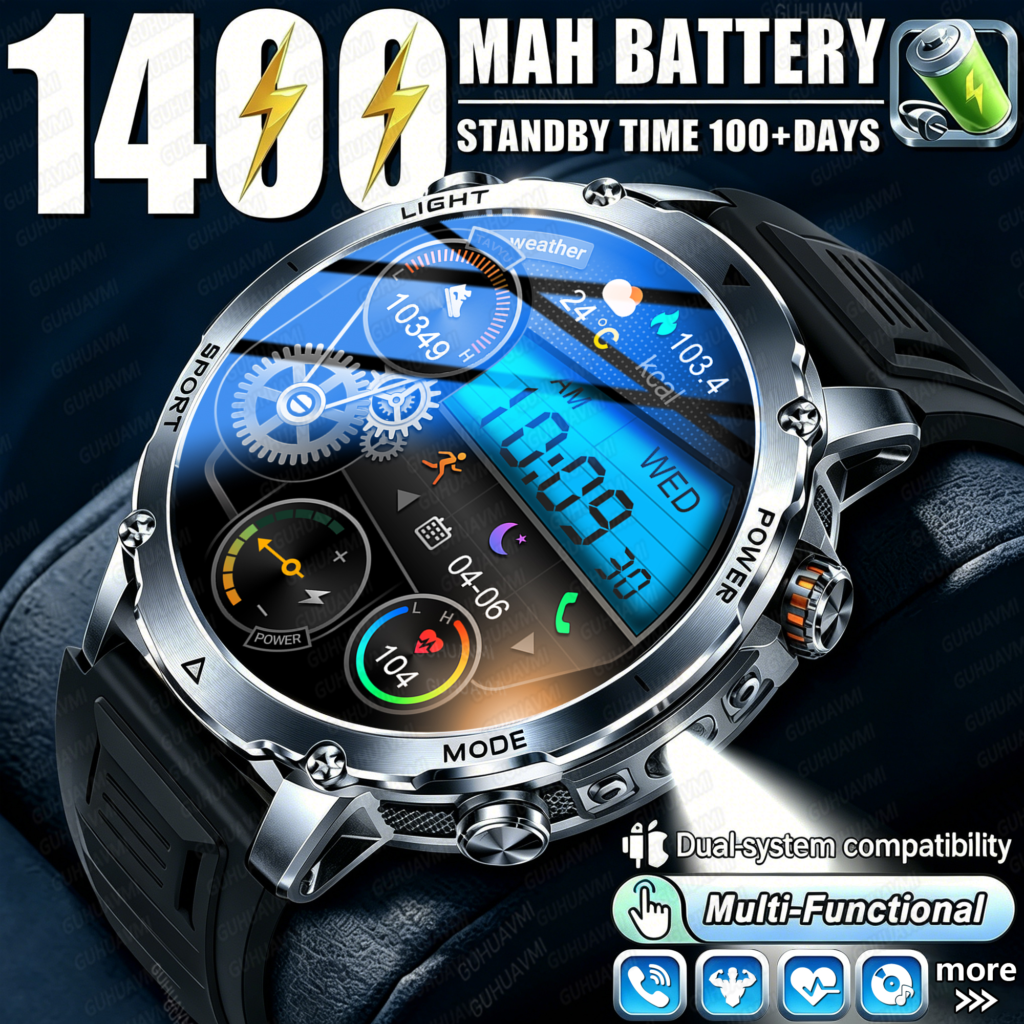 Outdoor Lighting Perspectives - Newly Durable 1400mAh Large Battery Smart