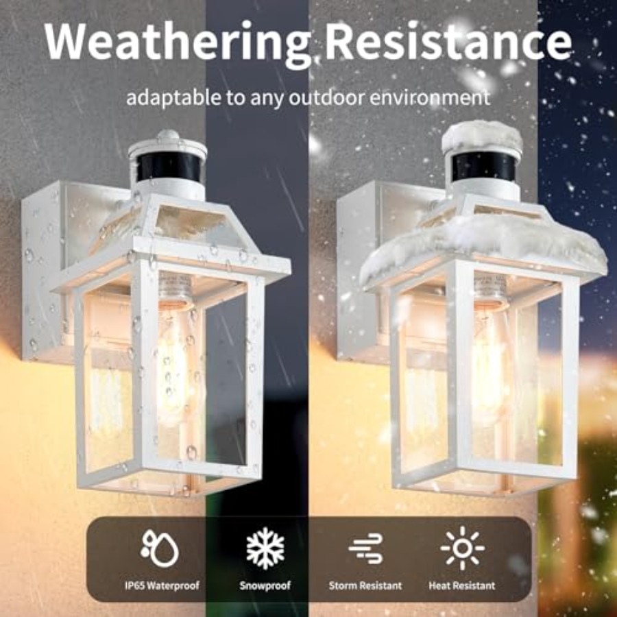 Porch Lights with GFCI Outlet, - Outdoor Lighting No Outlet のレビューと価格