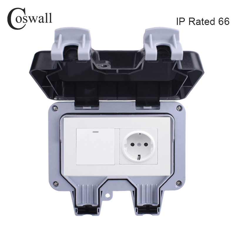 Coswall IP66 Weatherproof Wate - Outdoor Lighting No Outlet のレビューと価格
