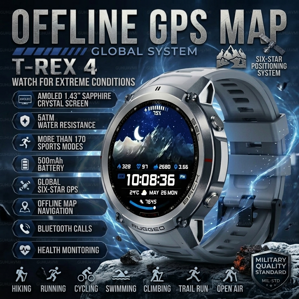 2026New Military GPS SmartWatc - Outdoor Lighting Perspectives のレビューと価格