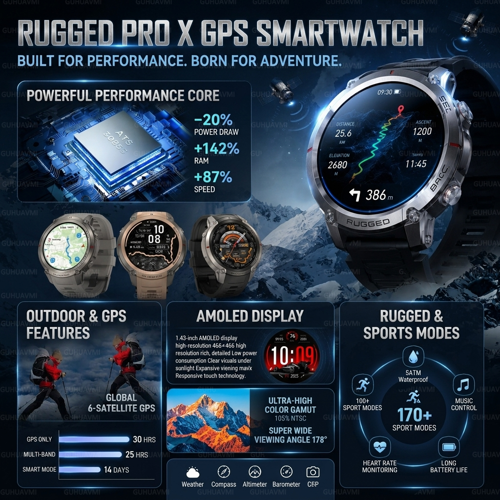 2026New Military GPS SmartWatc - Outdoor Lighting Perspectives のレビューと価格