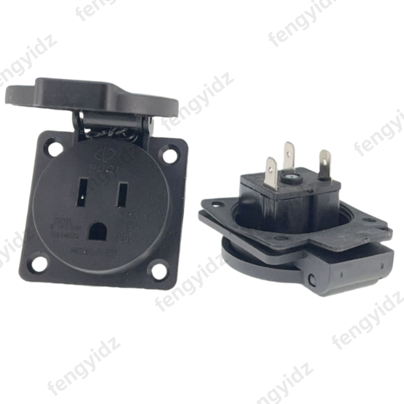 Black 125V 15A 20A IP44 CE Ame - Outdoor Lighting No Outlet のレビューと価格