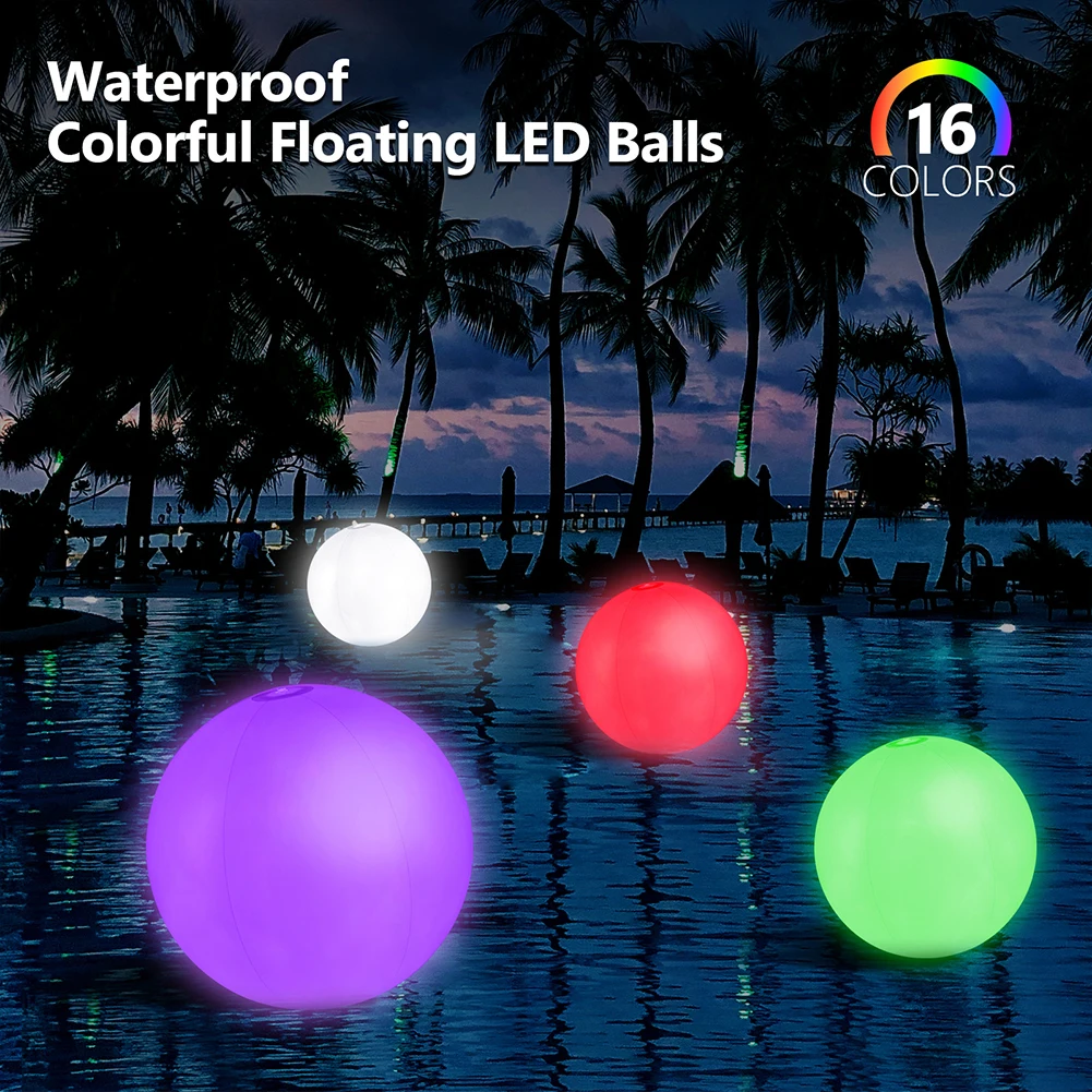 Inflatable Pool Beach Ball 16  - Outdoor Lighting Around Pool のレビューと価格