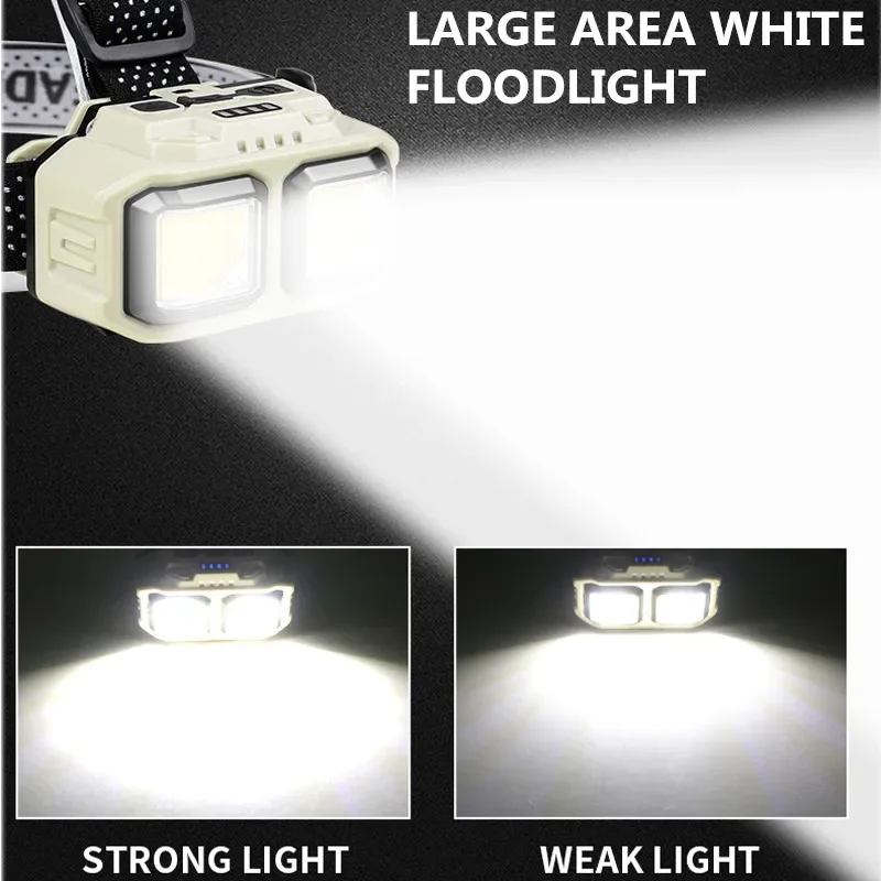 COB LED Headlamp Rechargeable  - Outdoor Lighting Repair のレビューと価格