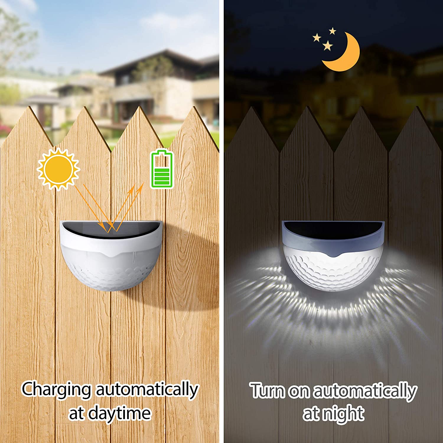 LED Solar Light Outdoor Wall L - Outdoor Lighting Sconce のレビューと価格
