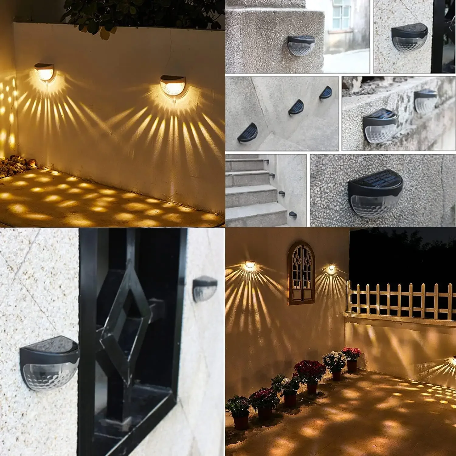 LED Solar Light Outdoor Wall L - Outdoor Lighting Sconce のレビューと価格
