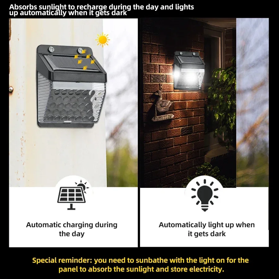LED Solar Light PIR Motion Sen - Outdoor Lighting Sconce のレビューと価格