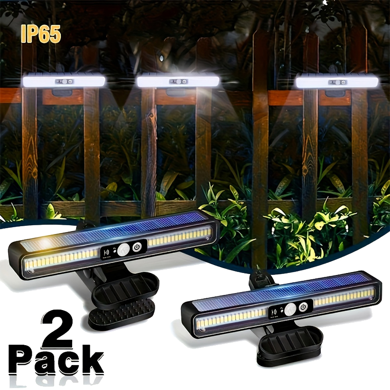 Clip On Solar Motion Lights Ou - Outdoor Lighting For Fence のレビューと価格