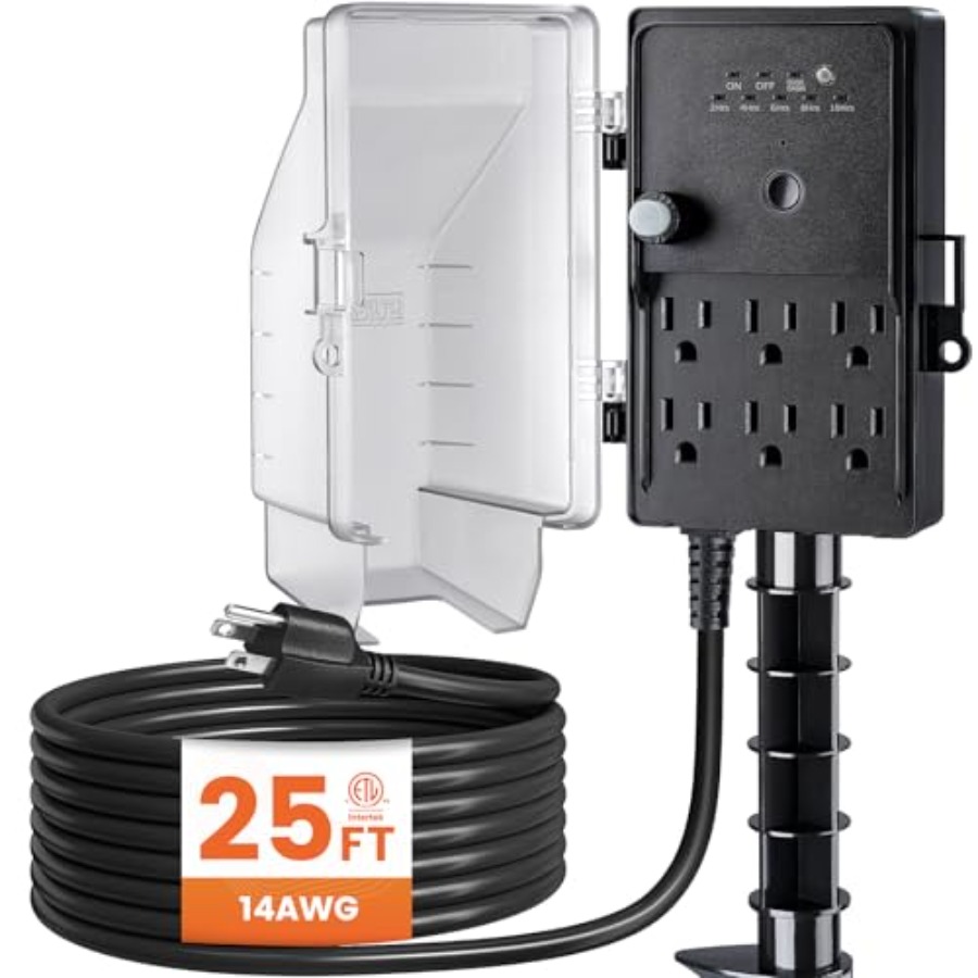 Outdoor Power Stake Dusk to Da - Outdoor Lighting No Outlet のレビューと価格