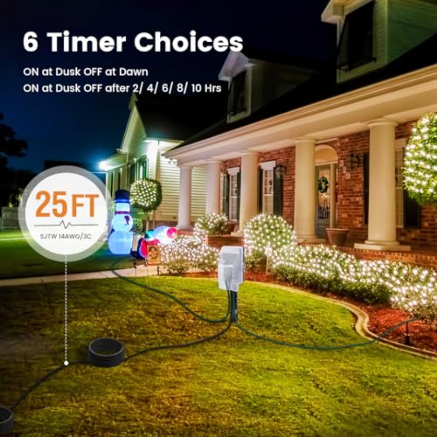 Outdoor Power Stake Dusk to Da - Outdoor Lighting No Outlet のレビューと価格