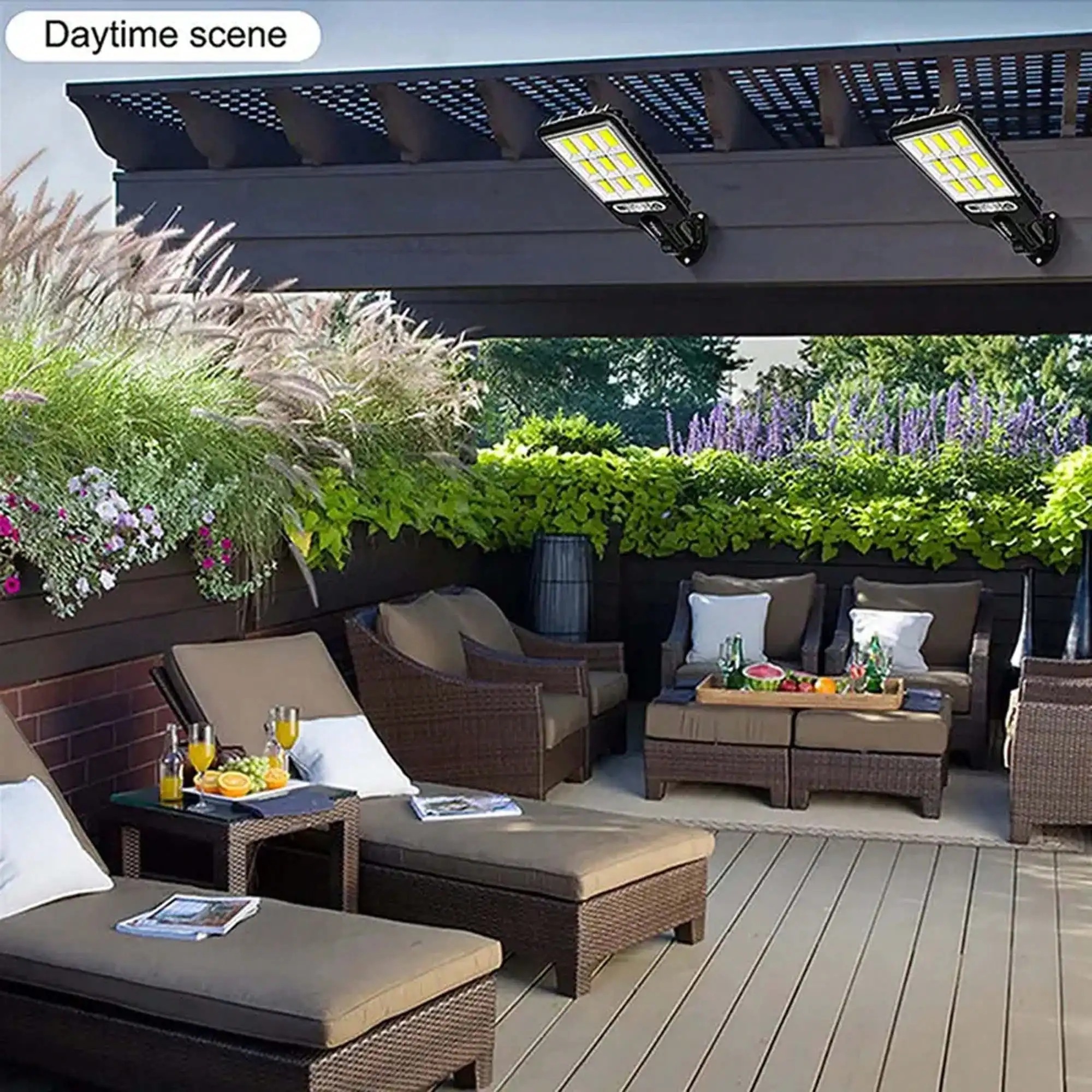 108 COB Solar Sensor Wall Ligh - Outdoor Lighting With Sensor のレビューと価格