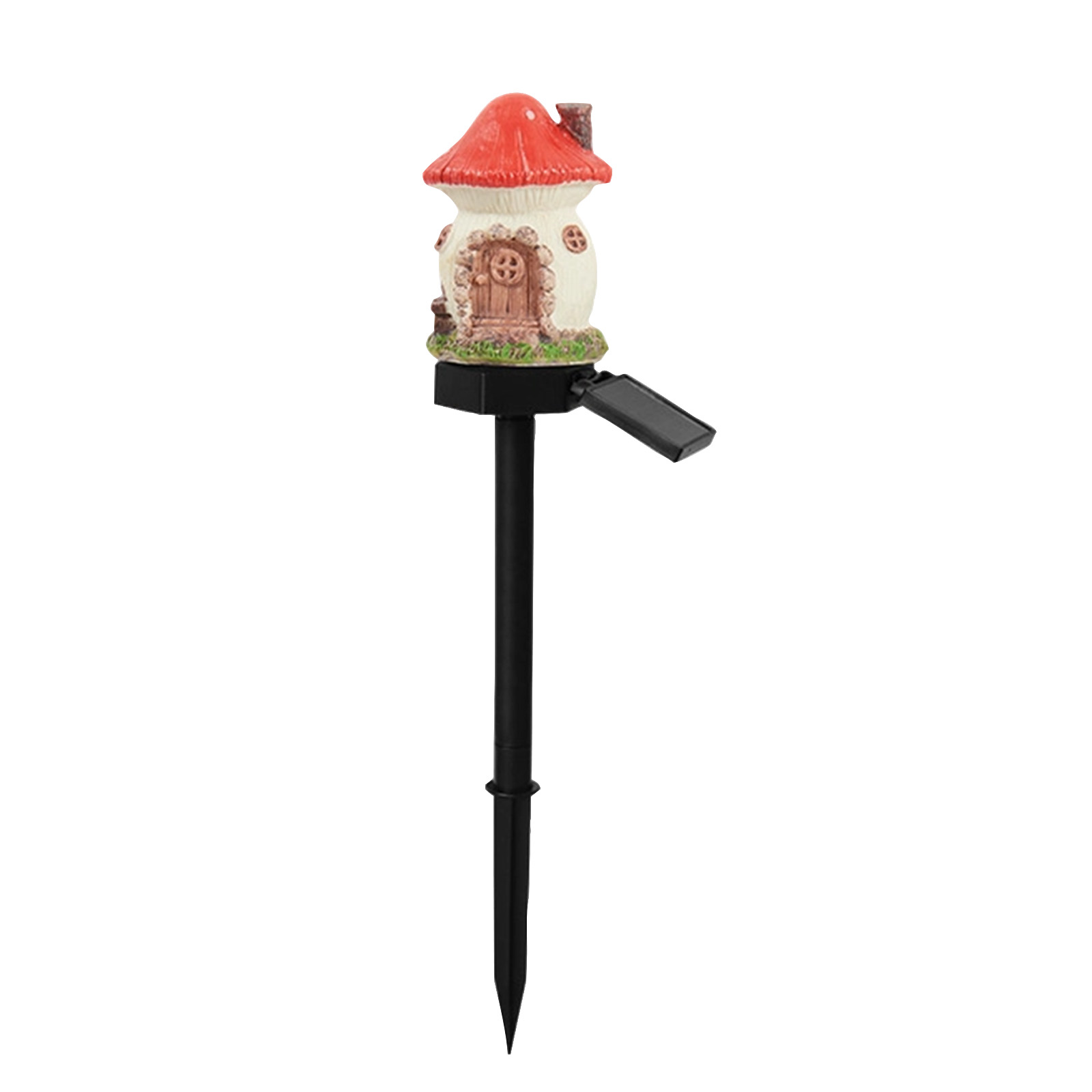 15.9in Cute Resin Mushroom Hou - Photocell Outdoor Lighting のレビューと価格