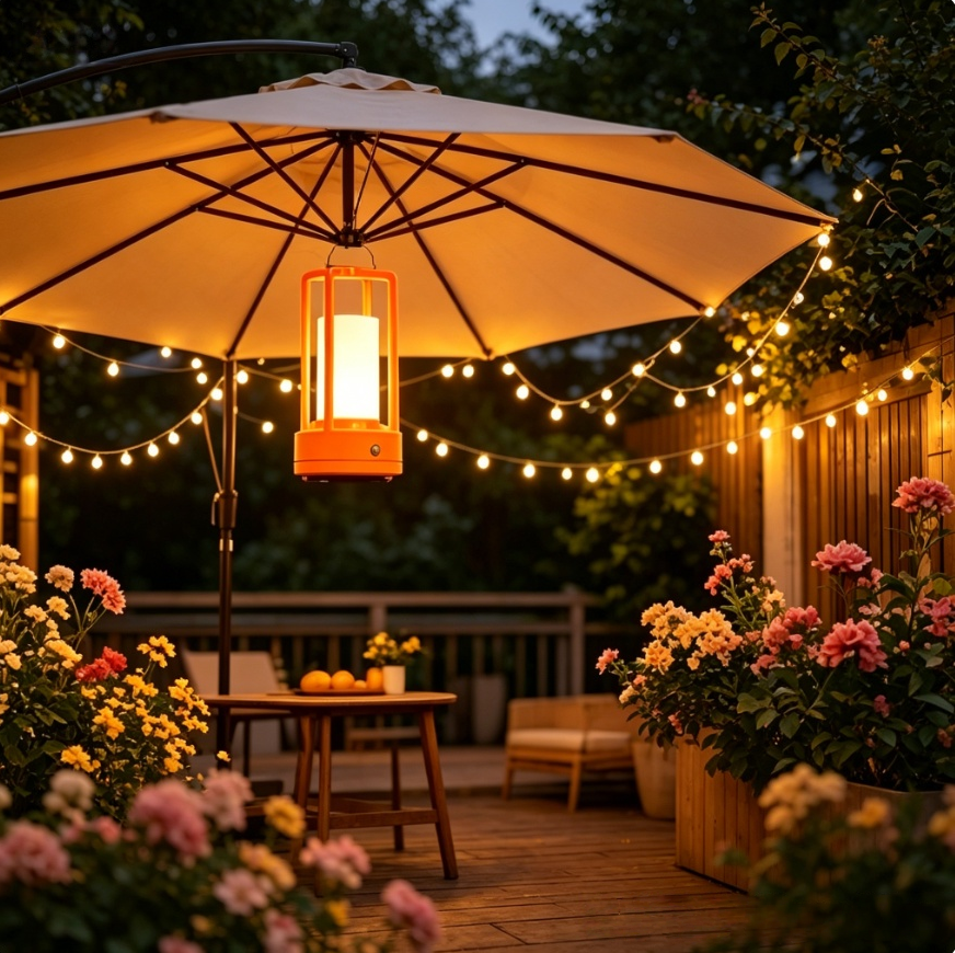 Modern Orange Cage Table Lamp  - Outdoor Lighting Lamps のレビューと価格