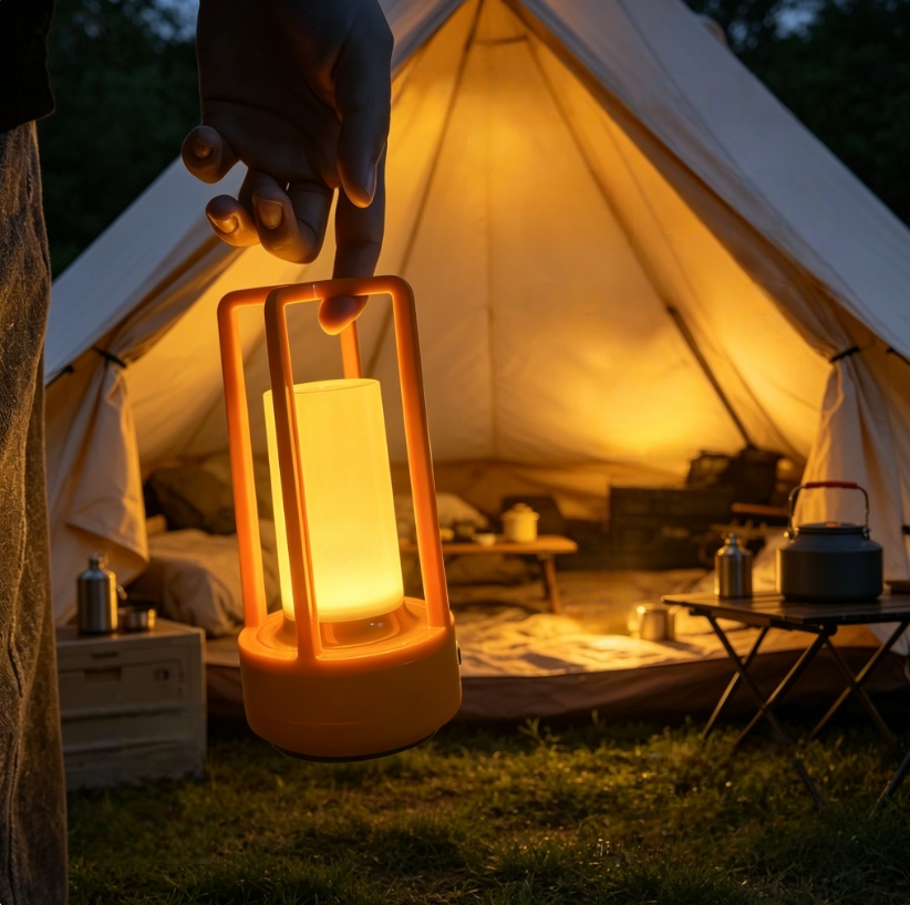 Modern Orange Cage Table Lamp  - Outdoor Lighting Lamps のレビューと価格
