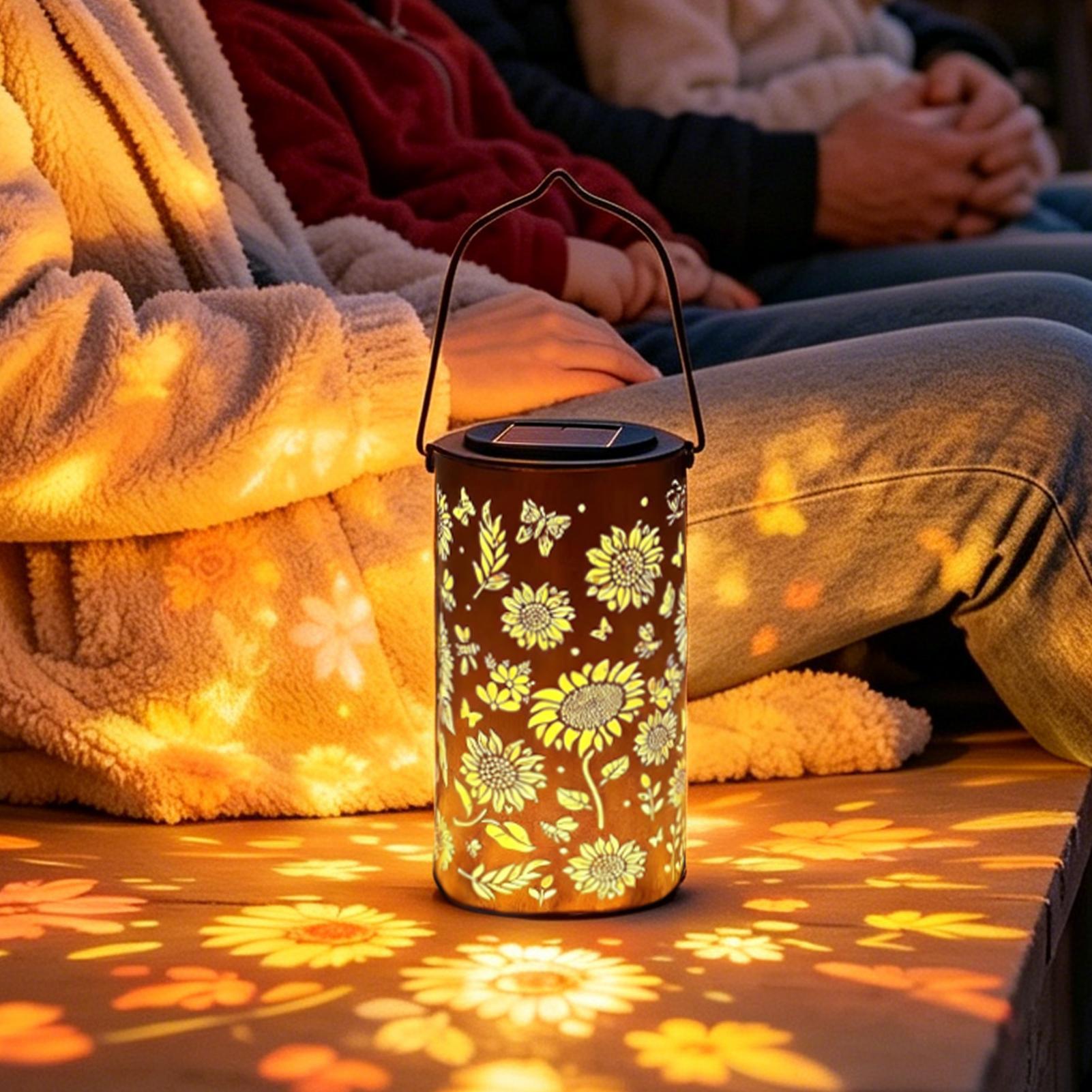 Sunflower Solar Lantern Weathe - Outdoor Lighting Patio のレビューと価格