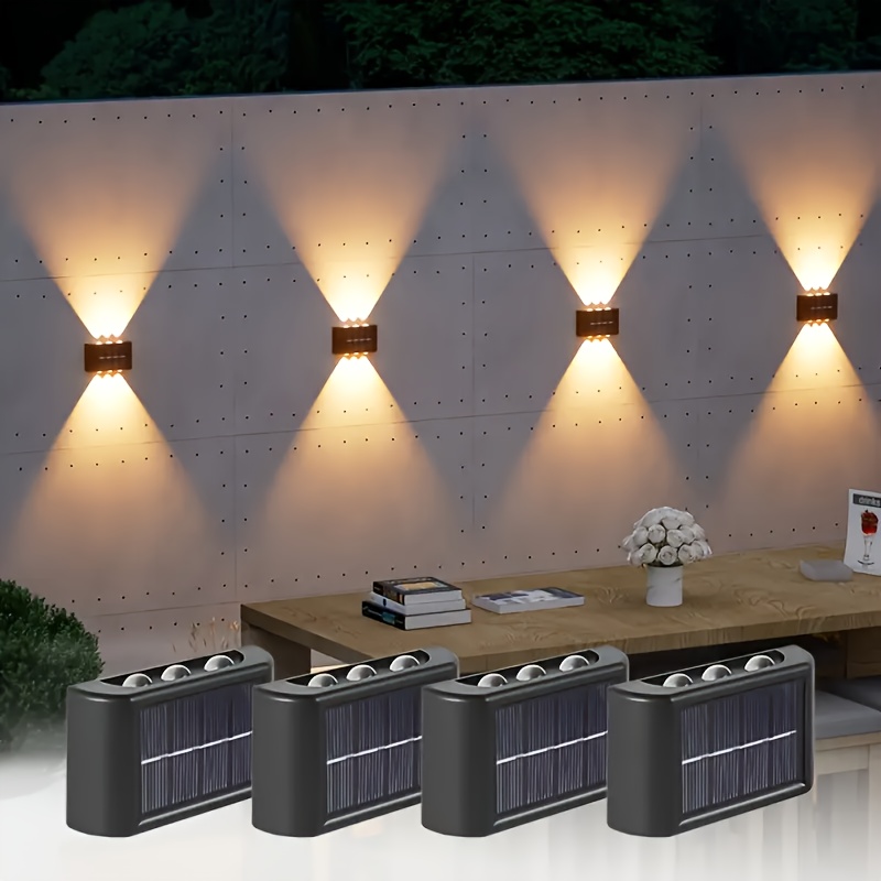 LED Solar Light Outdoor Waterp - Outdoor Lighting Sconce のレビューと価格