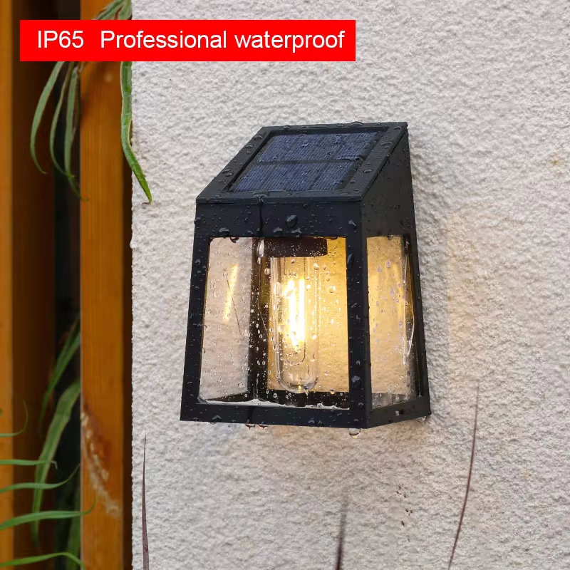 Solar Wall Light Outdoor Water - Outdoor Lighting For Fence のレビューと価格