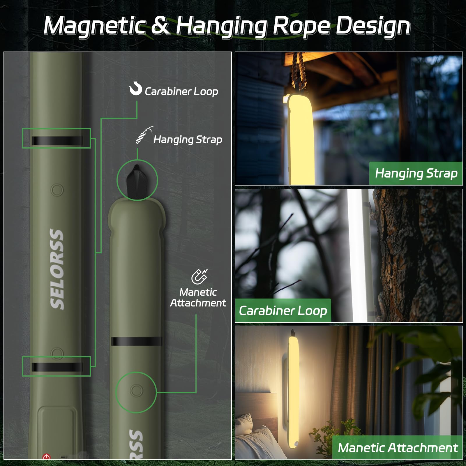 SELORSS Rechargeable Portable  - Outdoor Lighting Repair のレビューと価格