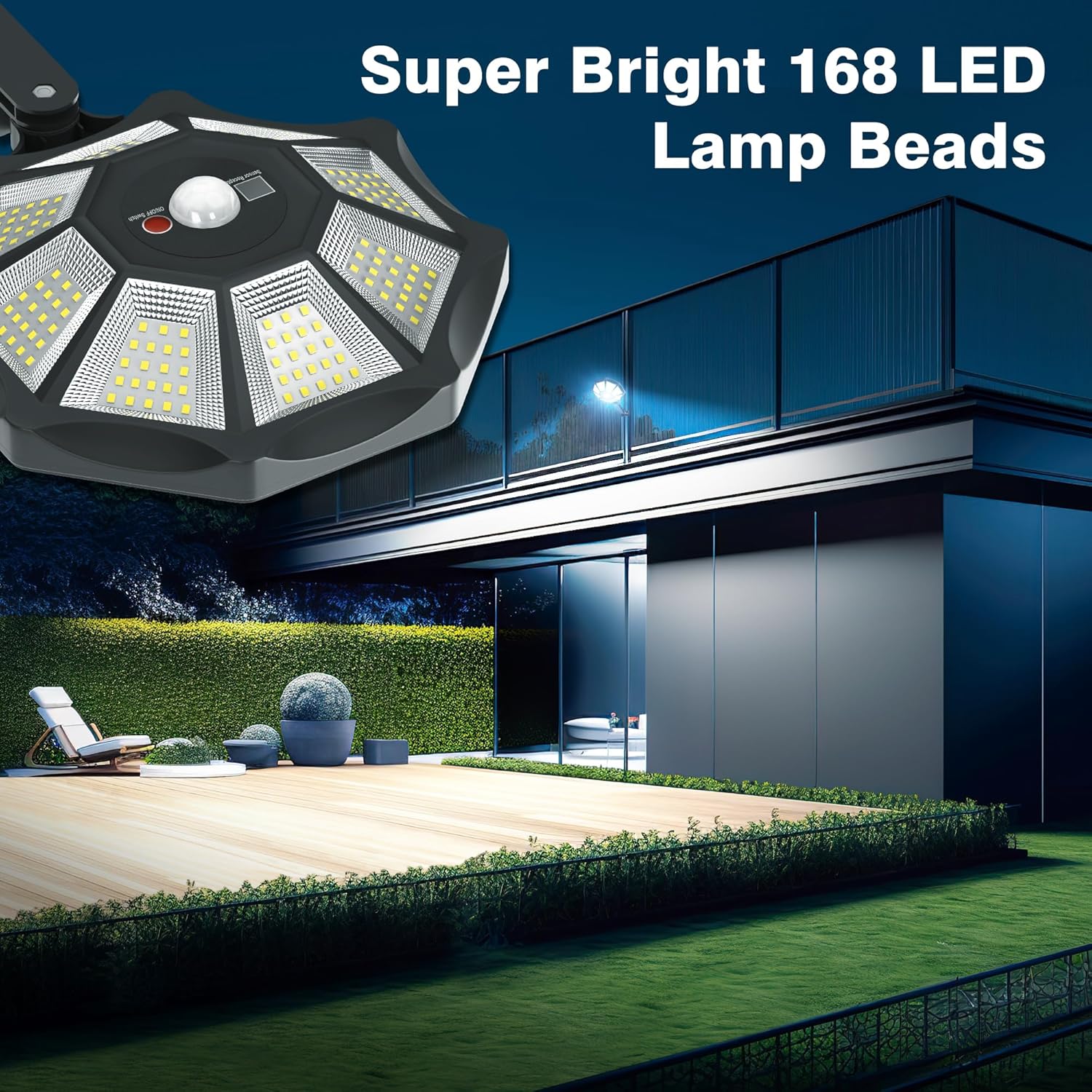 Solar Outdoor Lights with Moti - Outdoor Lighting Around Pool のレビューと価格