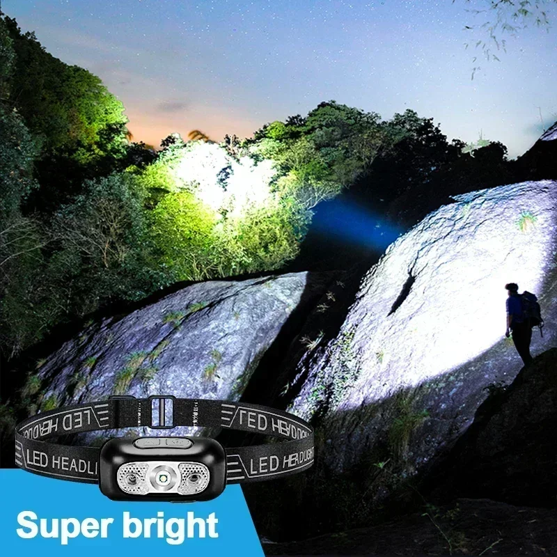 Strong Light Headlamp Portable - Outdoor Lighting With Sensor のレビューと価格