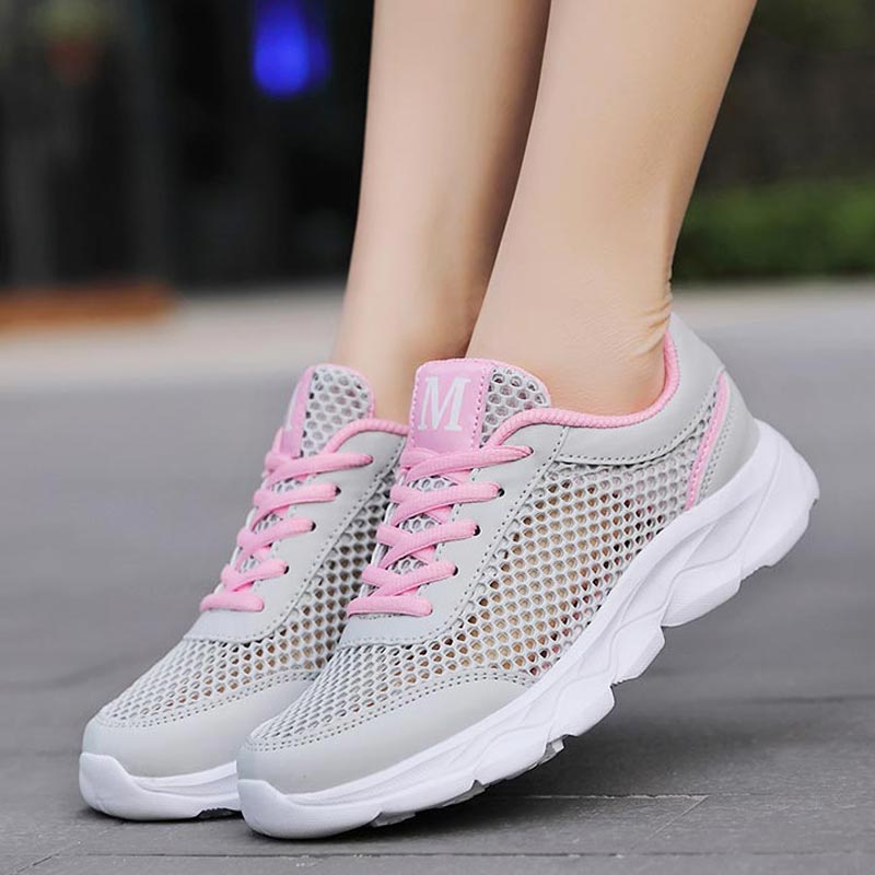 Summer Breathable Sneakers Wom - Outdoor Lighting Ideas For House のレビューと価格