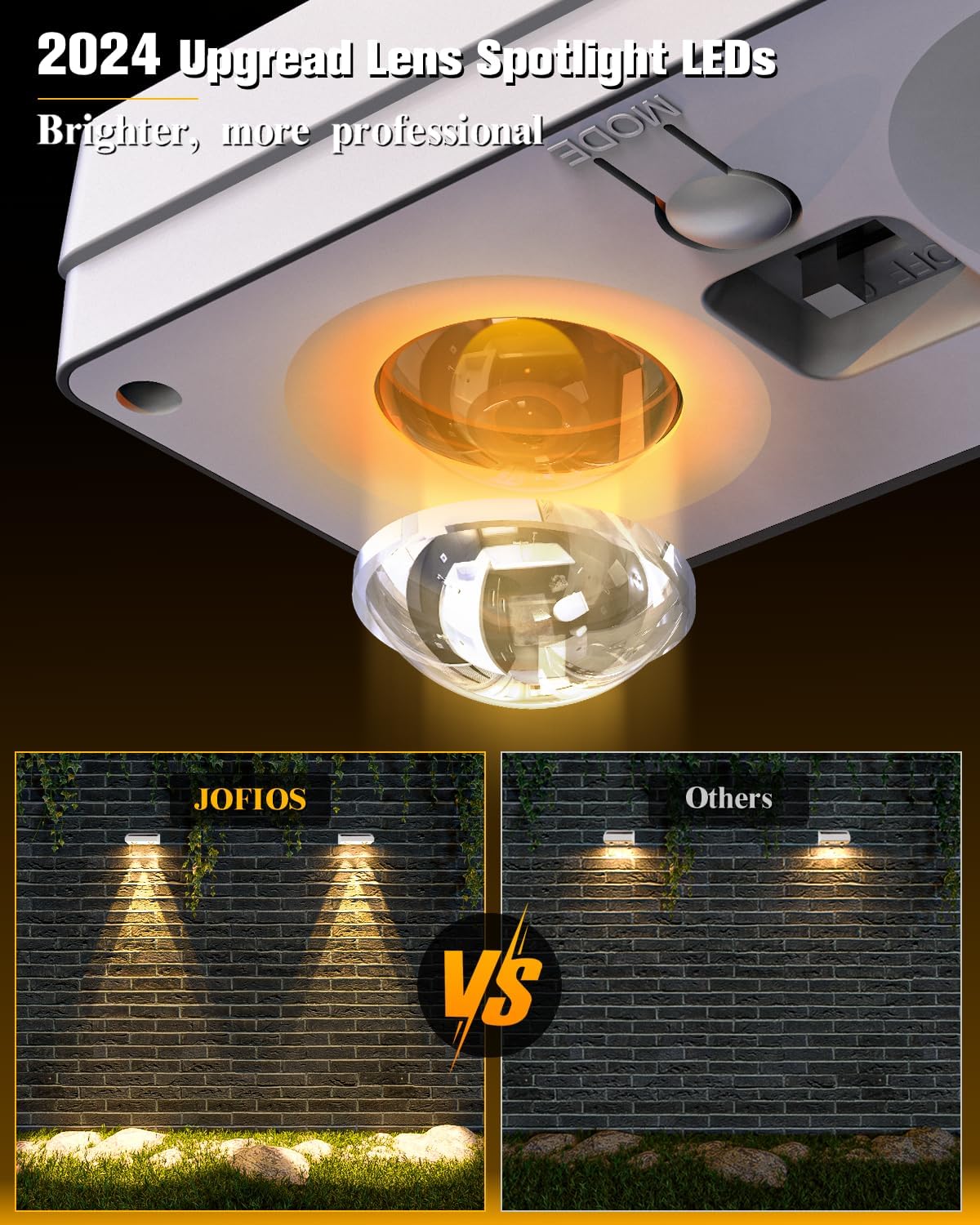 12 Pack Solar Fence Lights, 50 - Outdoor Lighting For Fence のレビューと価格