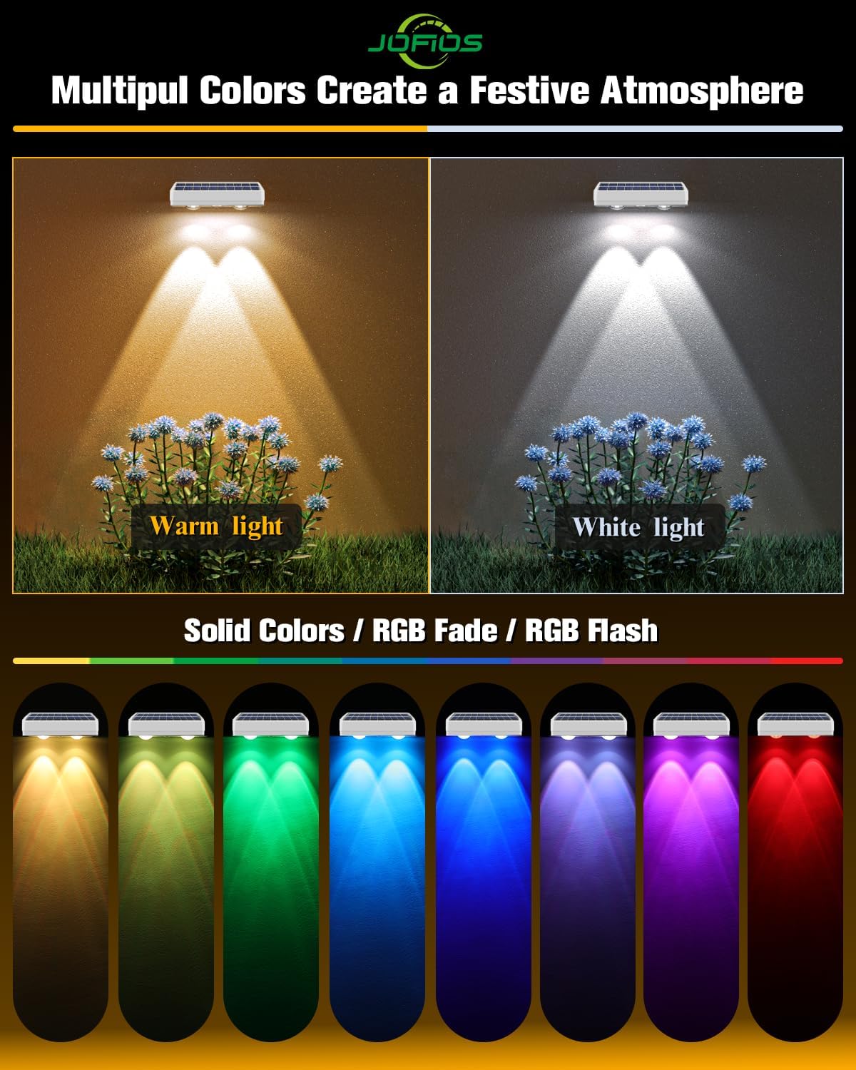 12 Pack Solar Fence Lights, 50 - Outdoor Lighting For Fence のレビューと価格