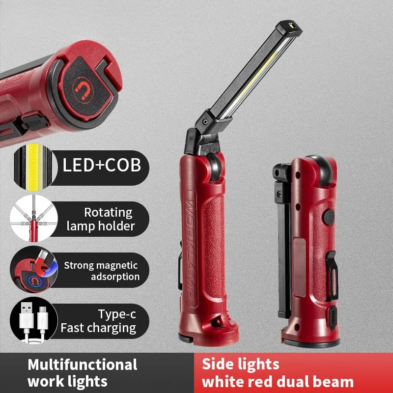 COB LED Work Light Rechargeabl - Outdoor Lighting Junction Box のレビューと価格