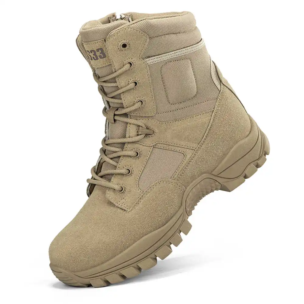Nonslip Genuine Leather Hiking - Rock Light Camouflage のレビューと価格