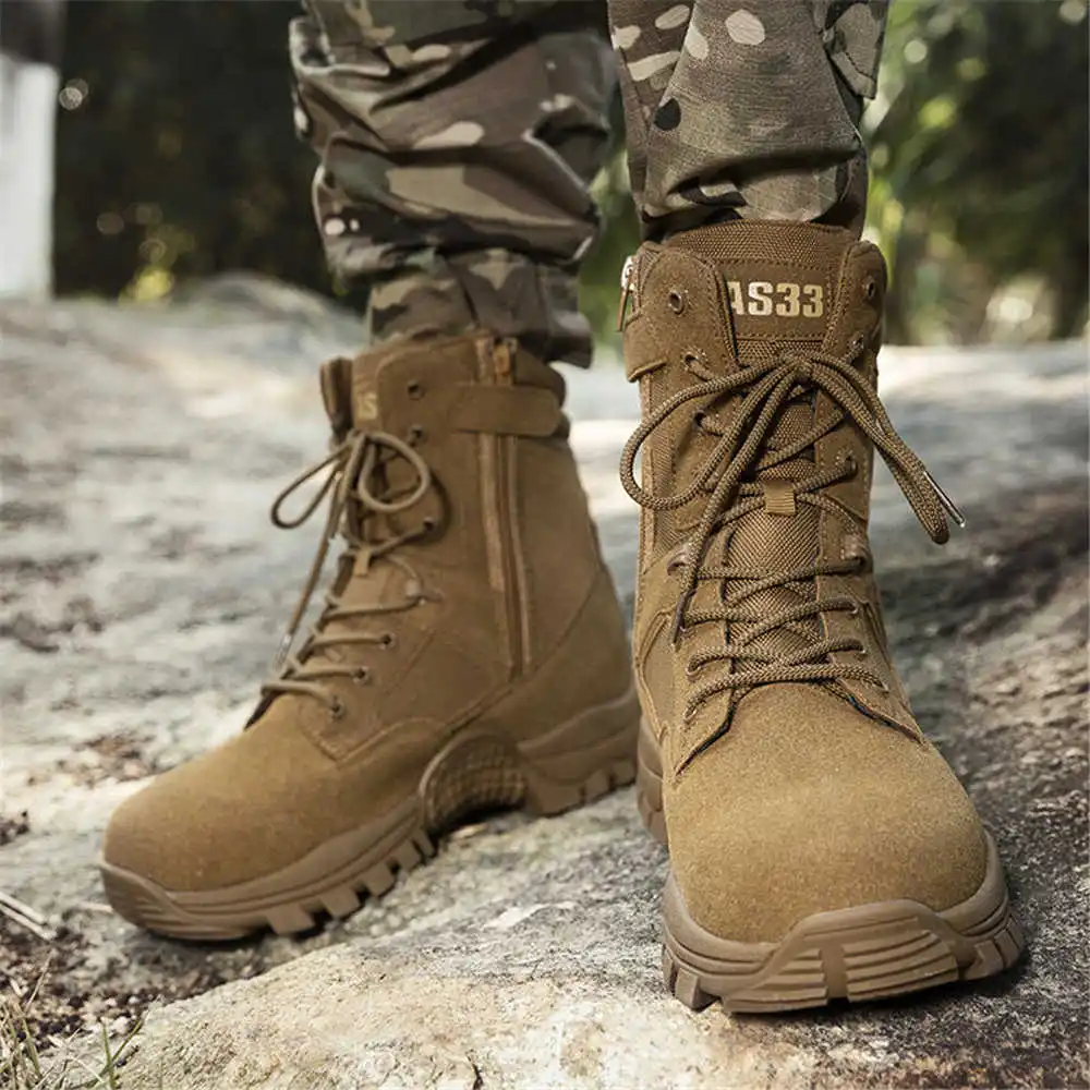 Nonslip Genuine Leather Hiking - Rock Light Camouflage のレビューと価格