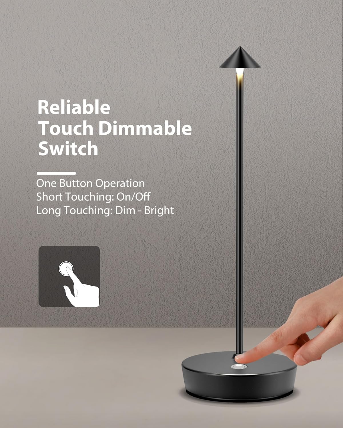 Rechargeable Cordless LED Desk - Outdoor Lighting Lamps のレビューと価格