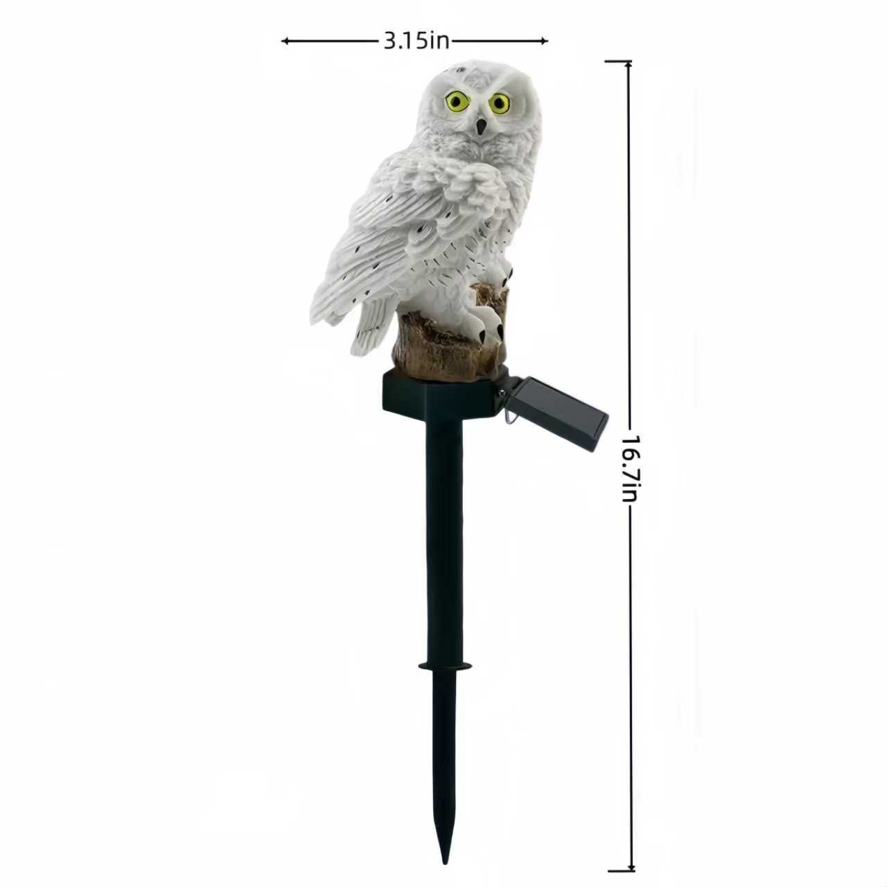 Solar Owl Garden Stake Light O - Photocell Outdoor Lighting のレビューと価格