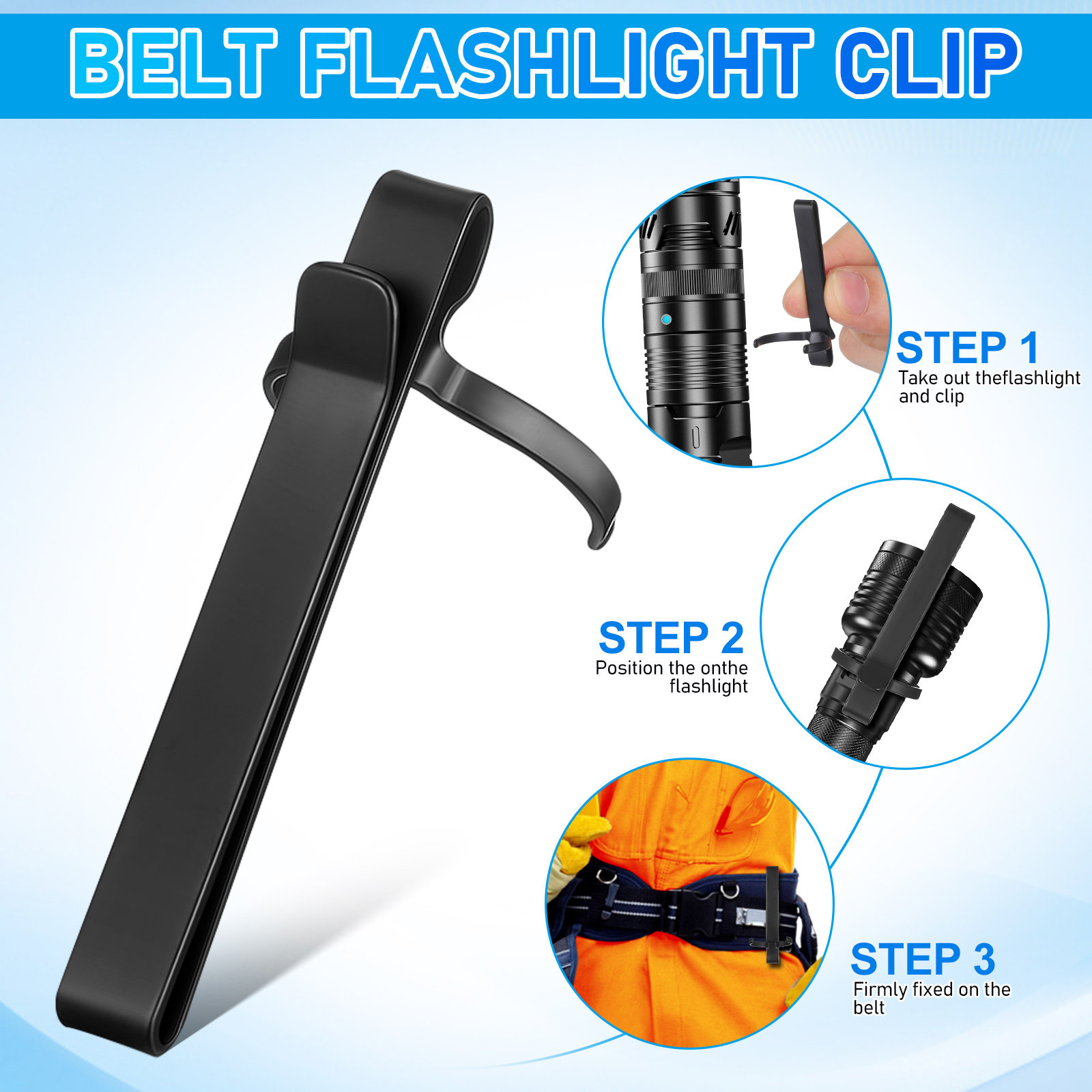 2Pcs Flashlight Clip Metal Pen - Outdoor Lighting Repair のレビューと価格