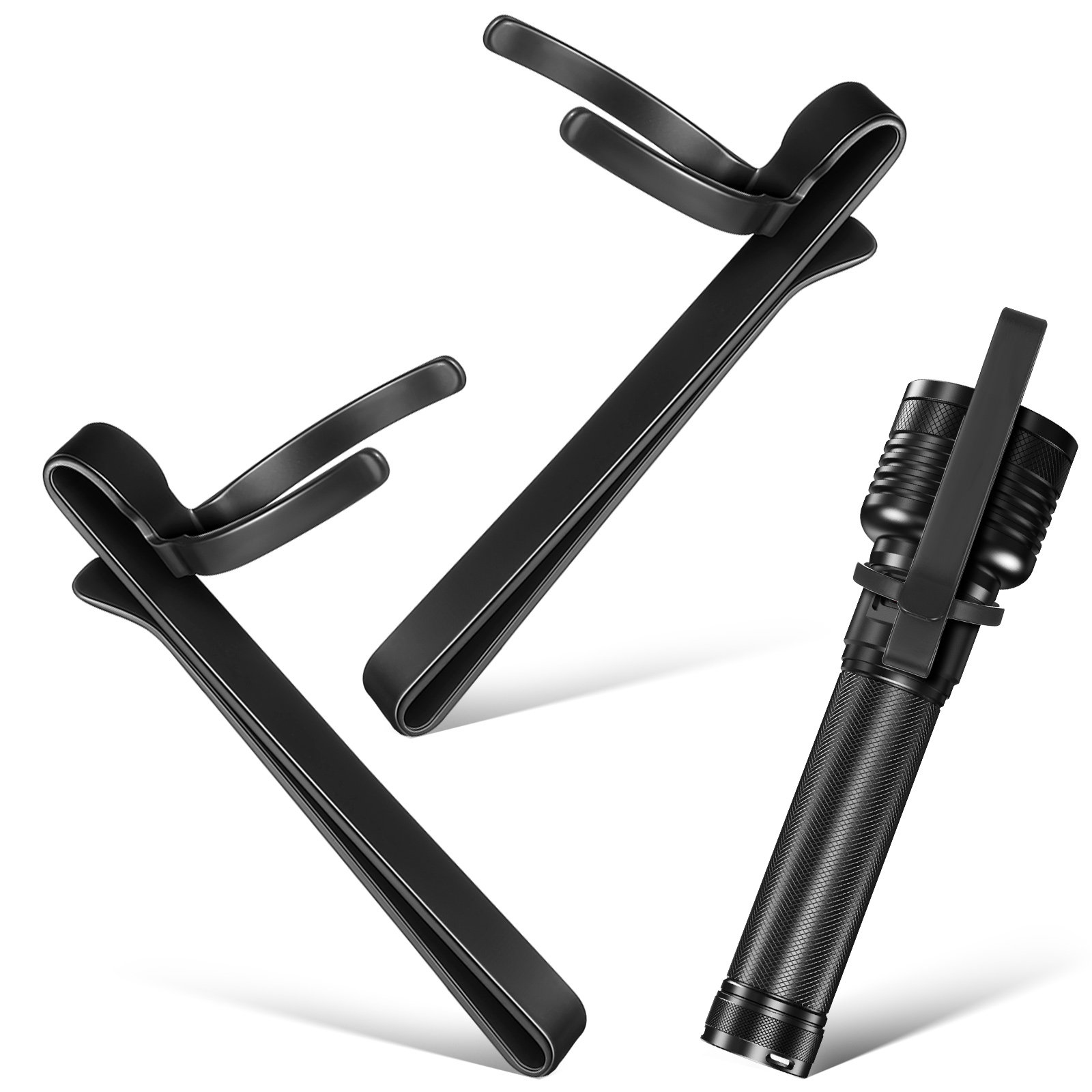 2Pcs Flashlight Clip Metal Pen - Outdoor Lighting Repair のレビューと価格