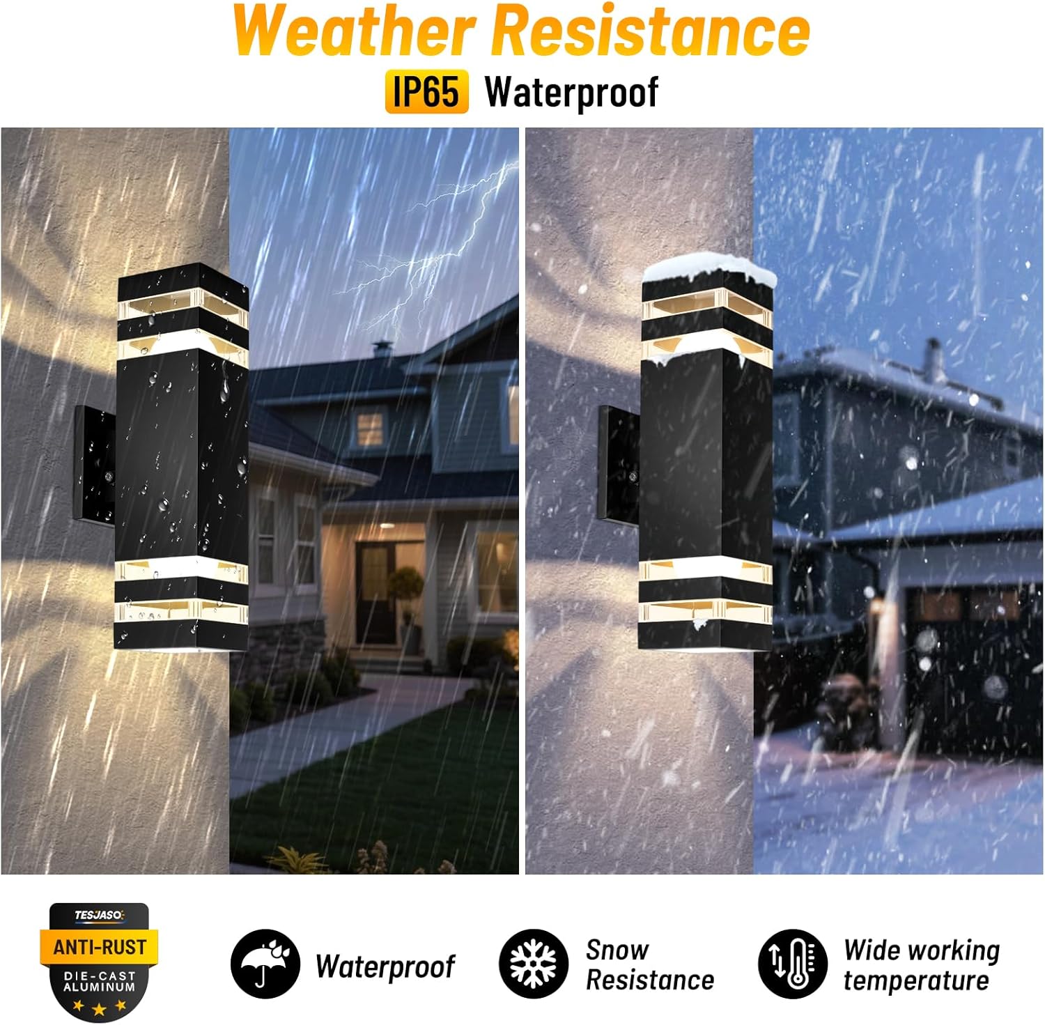 Modern Outdoor Wall Sconce 2-P - Outdoor Lighting Sconce のレビューと価格