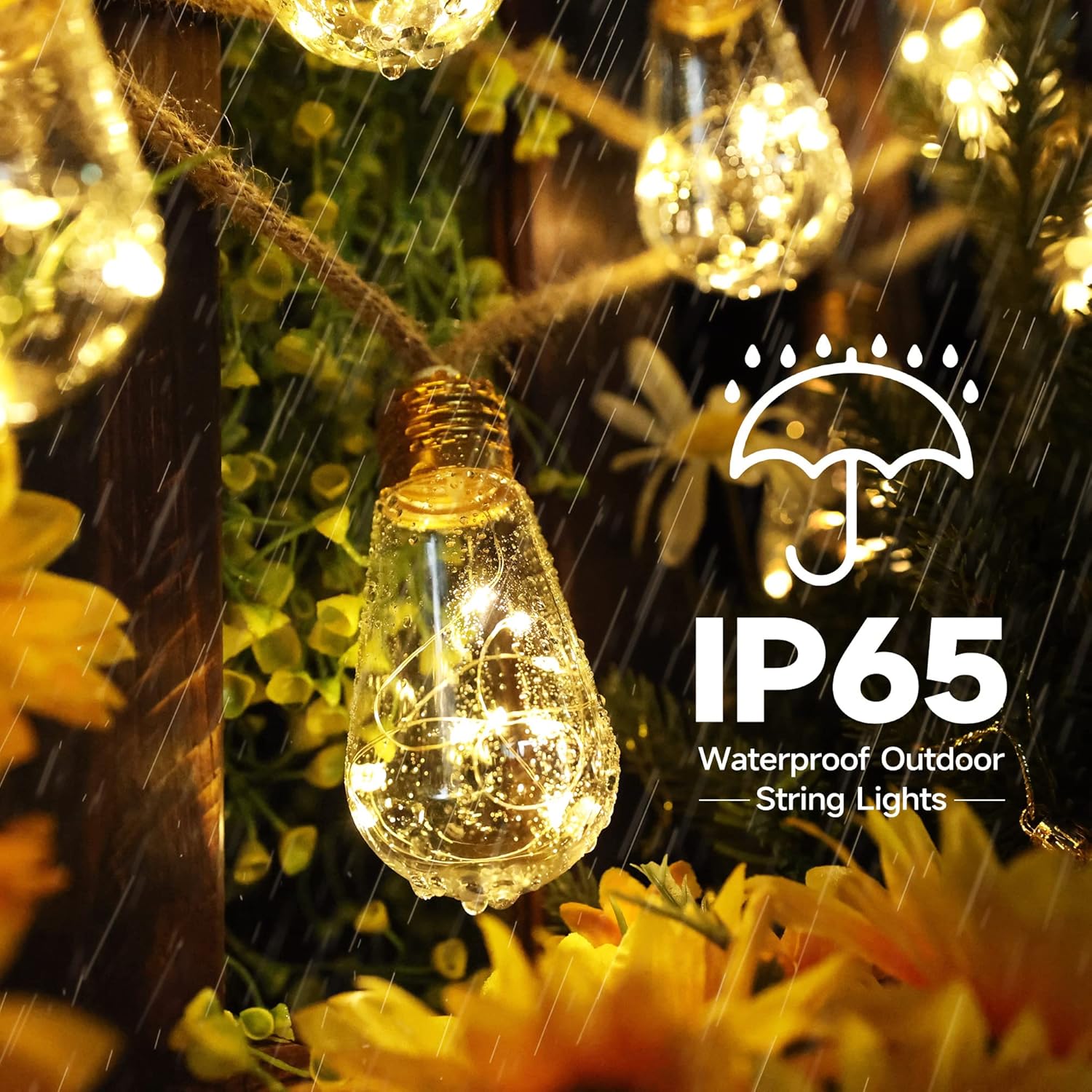 Solar Outdoor String Lights 20 - Outdoor Lighting For Fence のレビューと価格