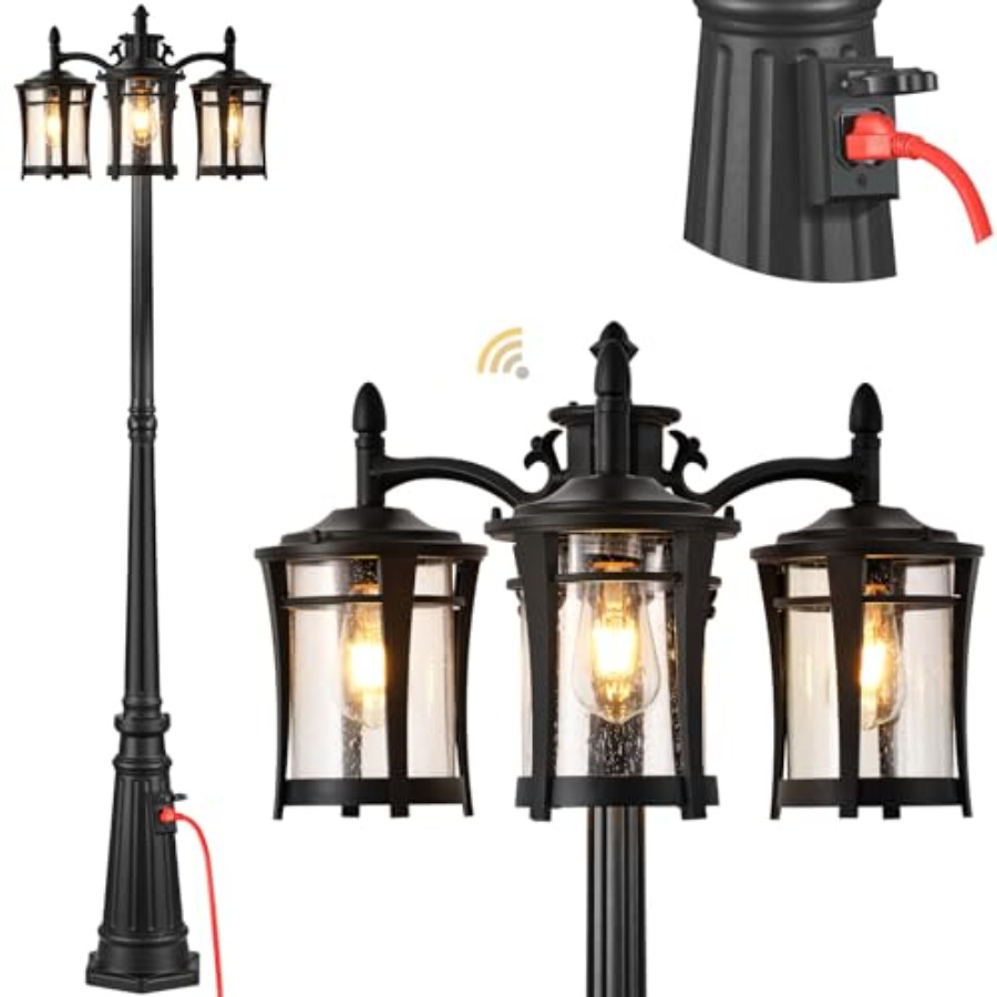 Dusk to Dawn Outdoor Post Ligh - Outdoor Lighting No Outlet のレビューと価格