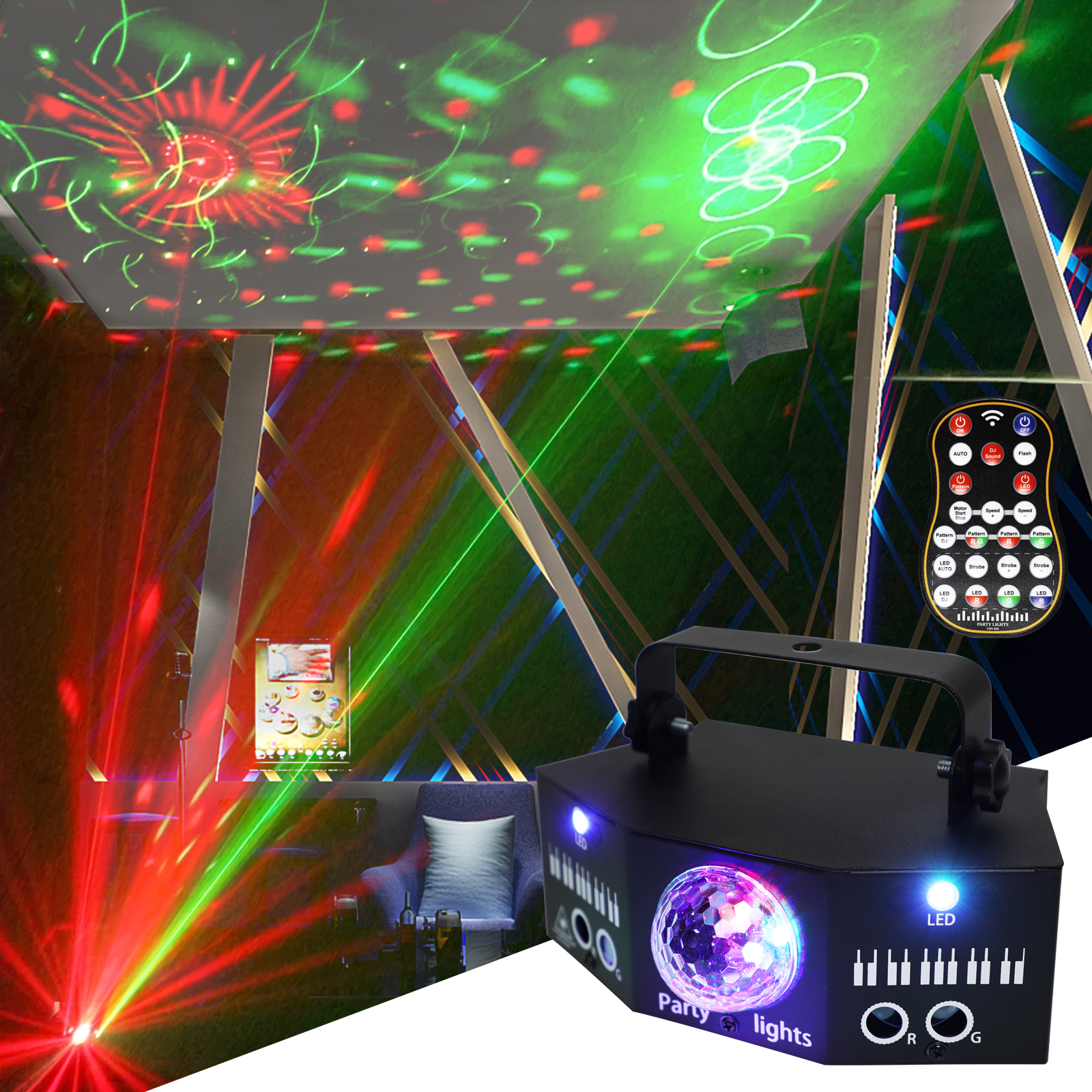 Wuzstar RGB LED Laser Effect S - Outdoor Lighting Lamps のレビューと価格