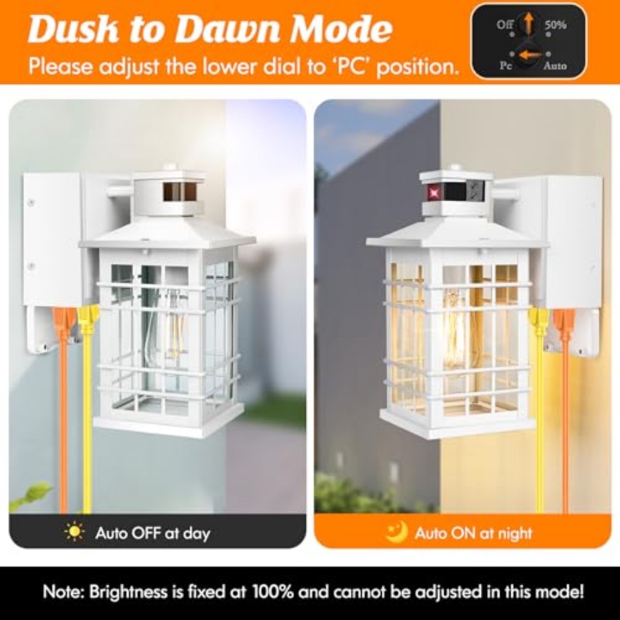 Porch Light with GFCI Outlets  - Outdoor Lighting No Outlet のレビューと価格