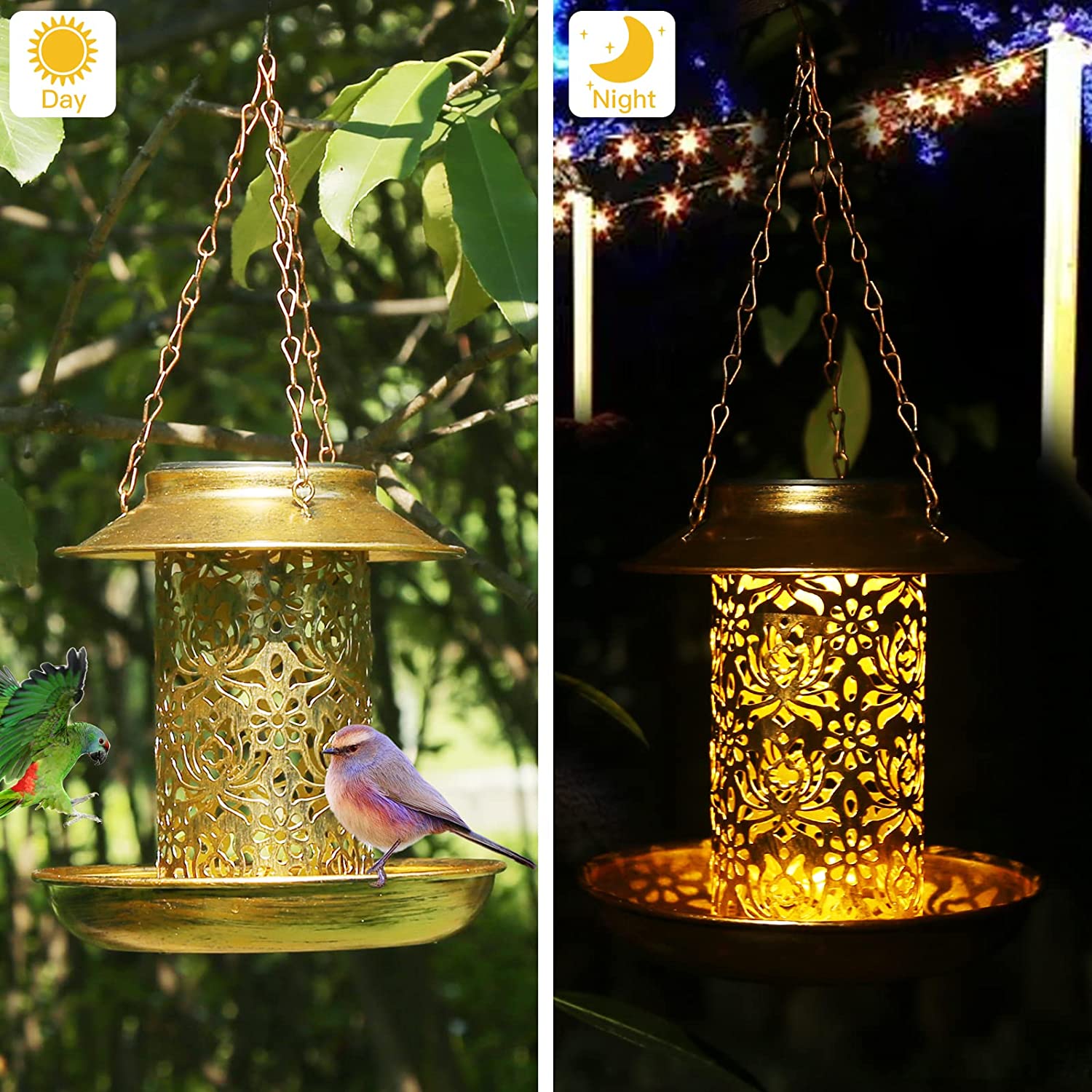 Solar Bird Feeder Metal Outdoo - Outdoor Lighting Ideas For House のレビューと価格
