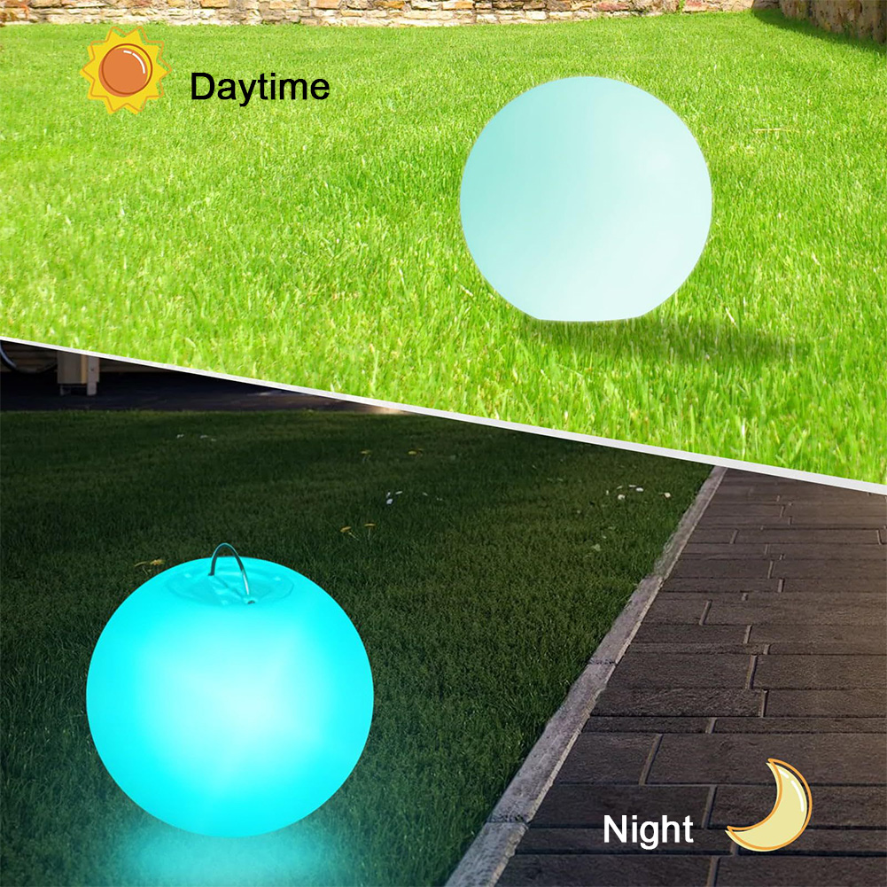 LED Glowing Ball Night Light R - Outdoor Lighting Around Pool のレビューと価格