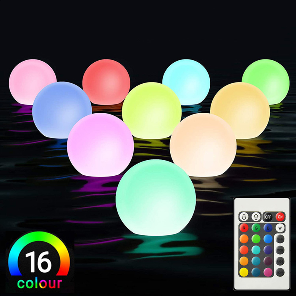 LED Glowing Ball Night Light R - Outdoor Lighting Around Pool のレビューと価格