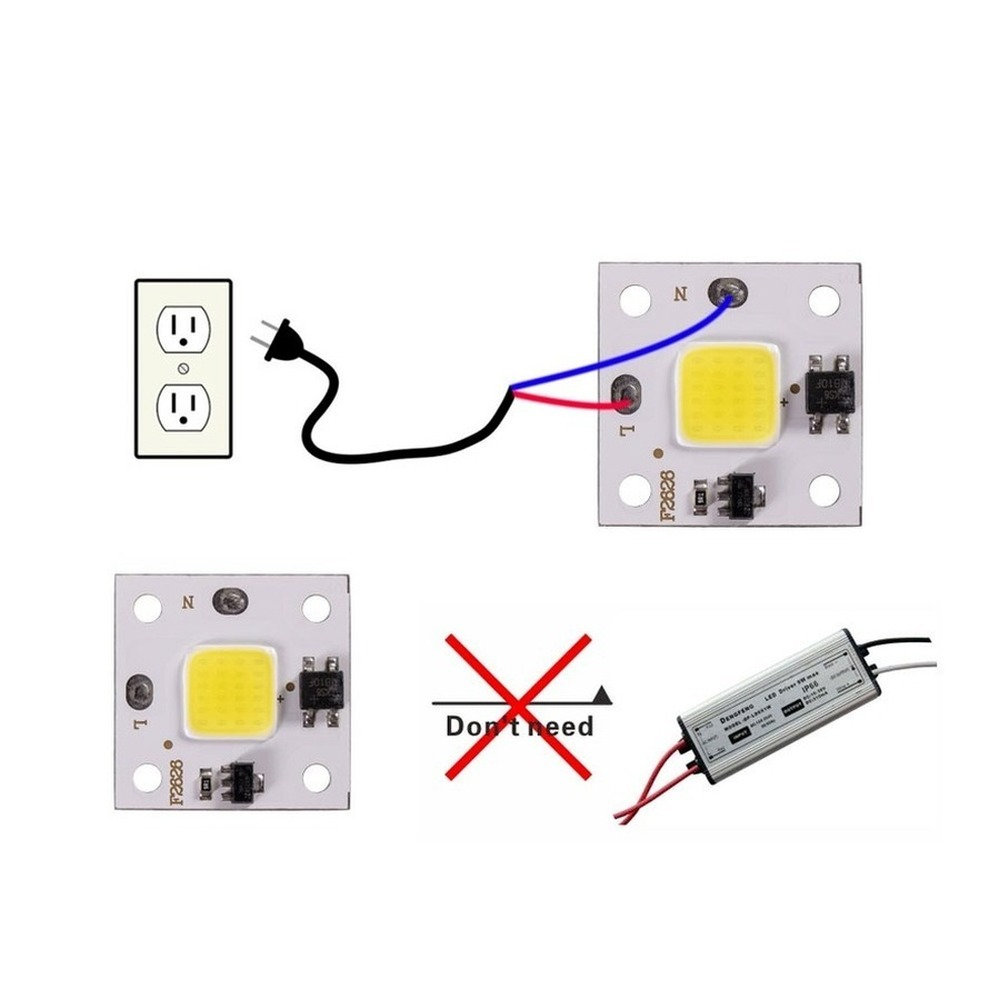 10W COB module 220V LED Chip D - Outdoor Lighting Sconce のレビューと価格