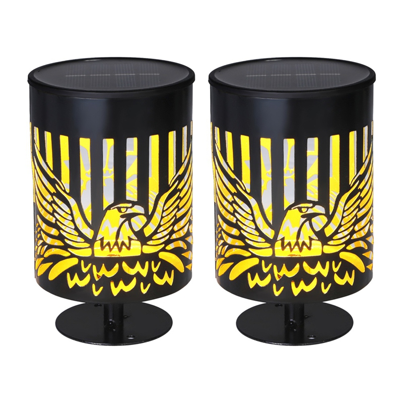 2 Pack Solar Fence Lights Meta - Outdoor Lighting For Fence のレビューと価格