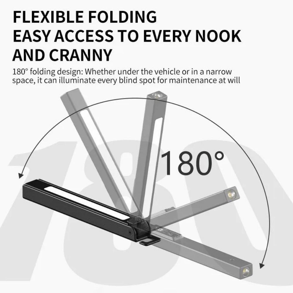 Magnetic 180° Folding Work Lig - Outdoor Lighting Repair のレビューと価格