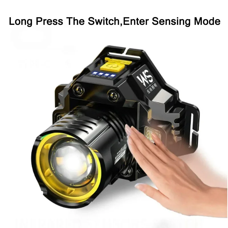 Rechargeable Powerful LED Head - Outdoor Lighting With Sensor のレビューと価格