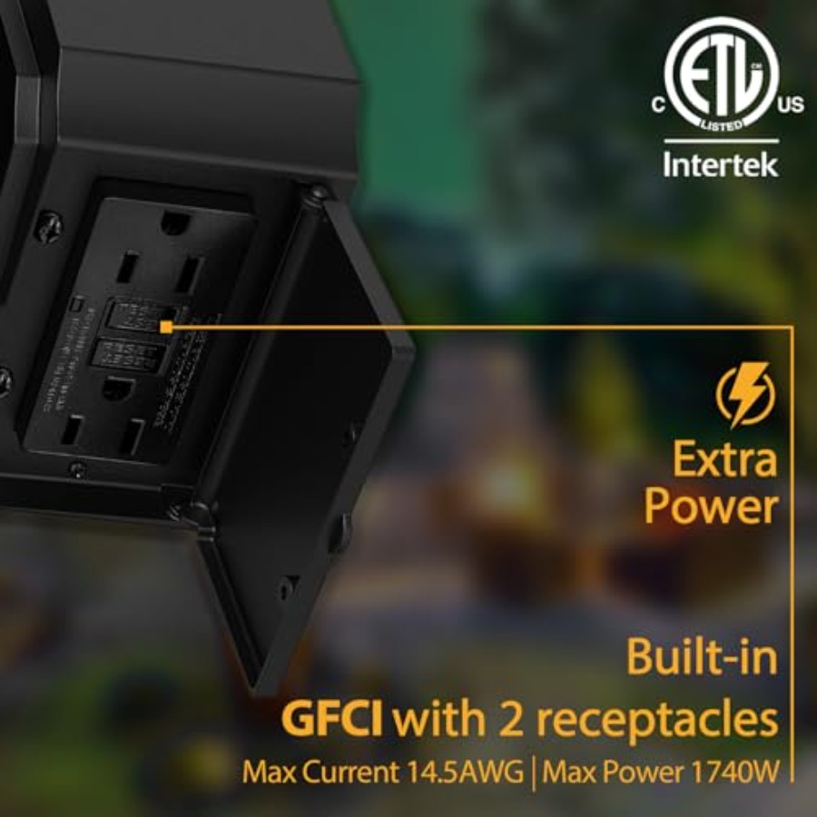 Porch Lights with GFCI Outlet  - Outdoor Lighting No Outlet のレビューと価格